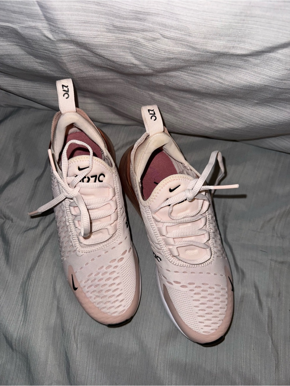 Nike Women's Light Pink Air Max Sneakers - Picture 3 of 5